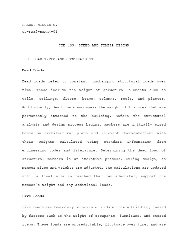 Steel and Timber Design Principles | PDF | Strength Of Materials ...