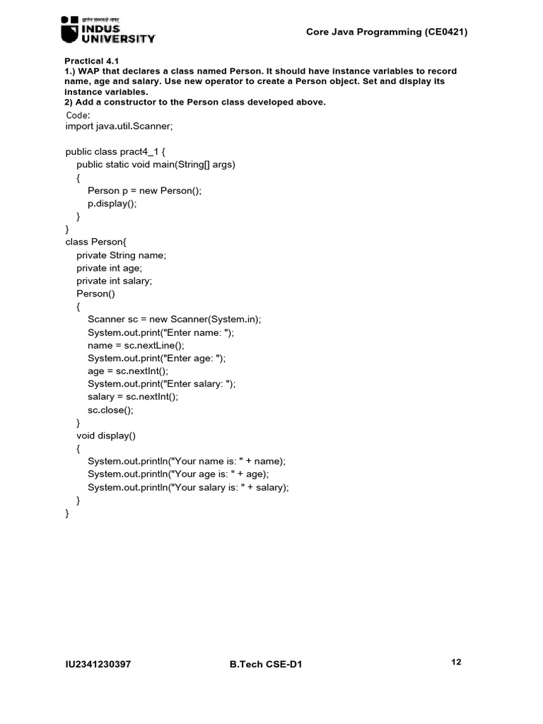 Practical 4 1 Pdf Pdf