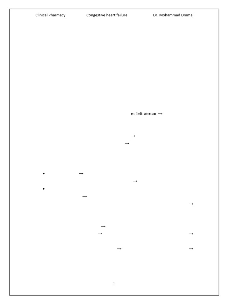 Congestive Heart Failure Overview | PDF | Heart Failure | Heart