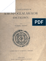 Hampel József - Újabb Tanulmányok A Honfoglalási Kor Emlékeiről (1907)