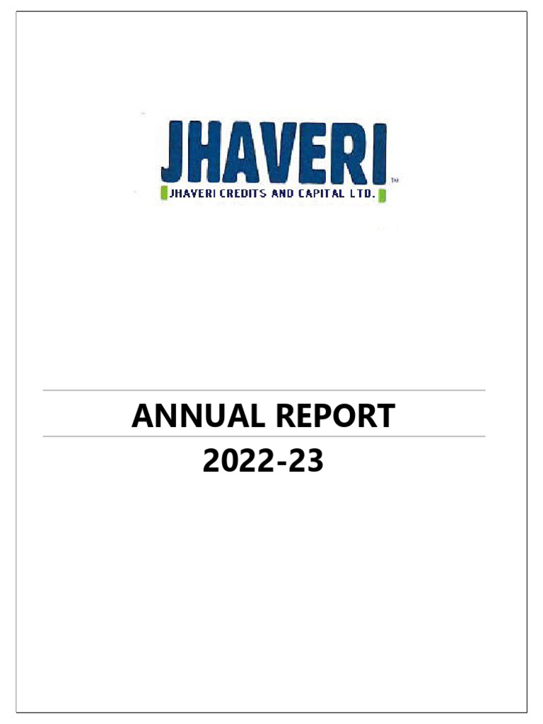 Annual Report 2022 23 JCCL | PDF | Expense | Login