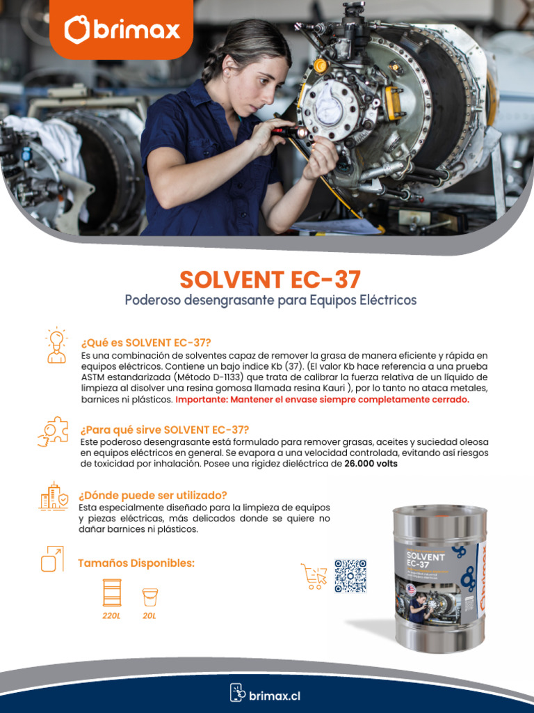 Solvent EC 37 | PDF | Agua | Corrosión