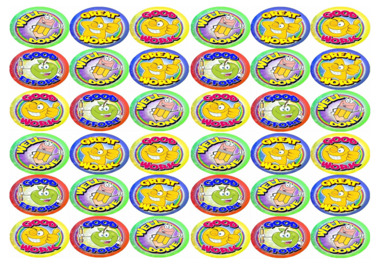Stickers Good Job | PDF