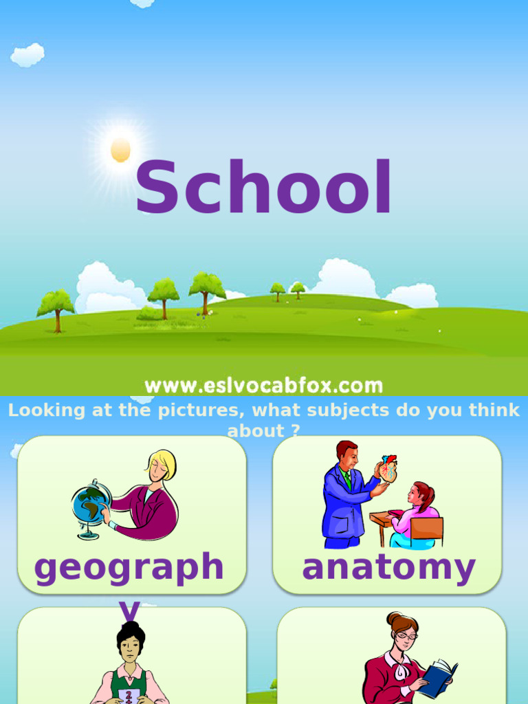 School Subjects and Supplies Overview | PDF