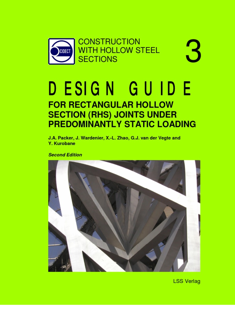 (CIDECT DG3) - Design Guide For Rectangular Hollow Section (RHS) Joints ...