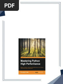 Mastering Python High Performance 1st Edition Fernando Doglio all chapter instant download