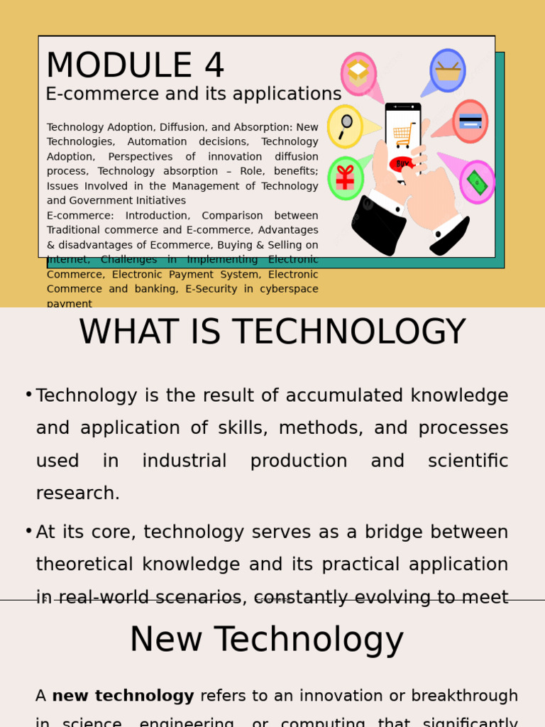 Technology For Management 4 | PDF | E Commerce | Payments