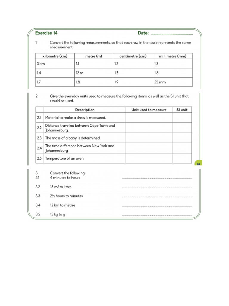Exercise 14 Questions | PDF