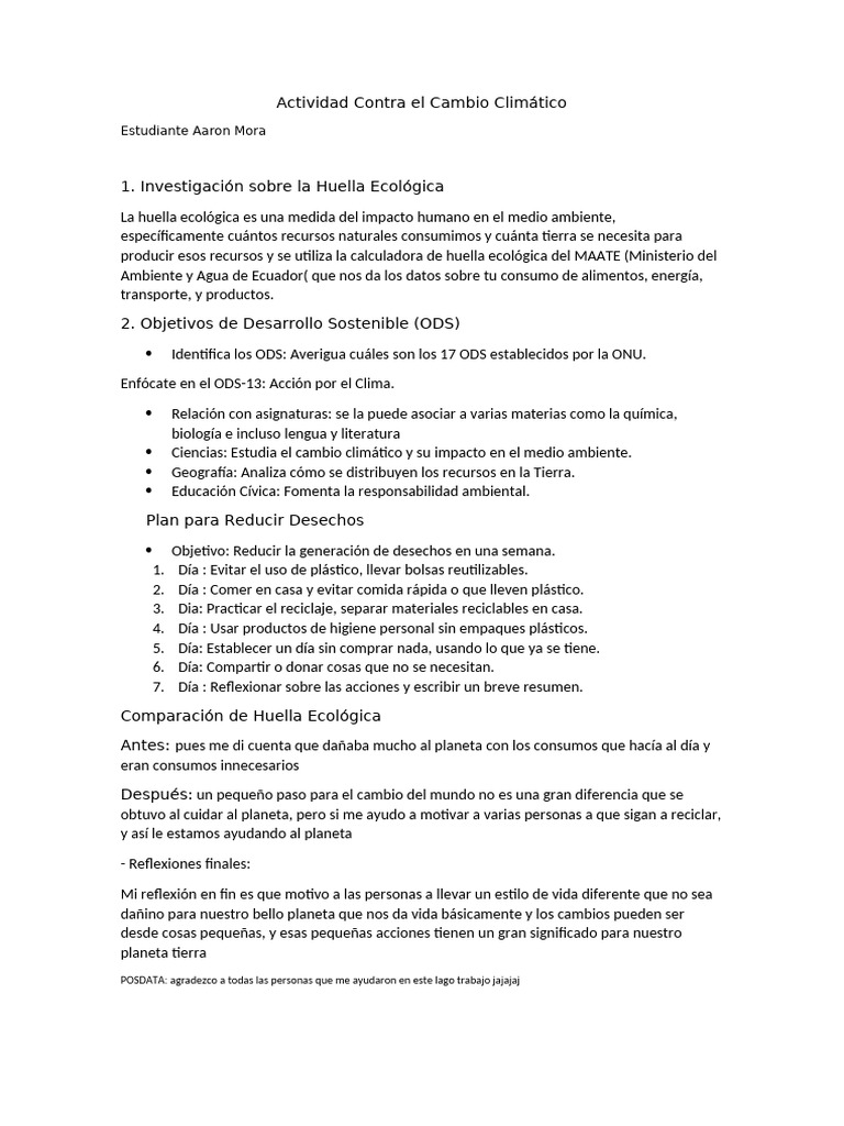 Estrategias para Combatir el Cambio Climático | PDF | Residuos | Reciclaje