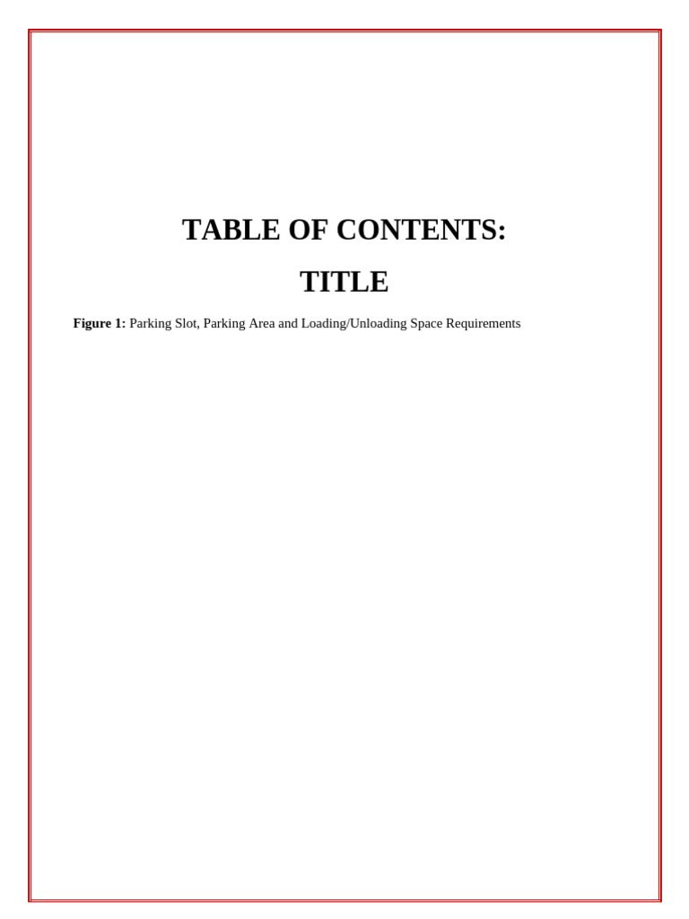 Parking and Loading Space Standards | PDF | Transport | Land Transport