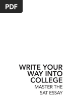 Download Write Your Way Into College - SAT Essay by Aura Cristiana Radu SN82972099 doc pdf