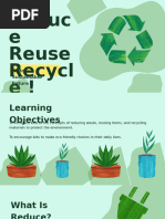 Reduce, Reuse, Recycle | PDF | Recycling | Reuse