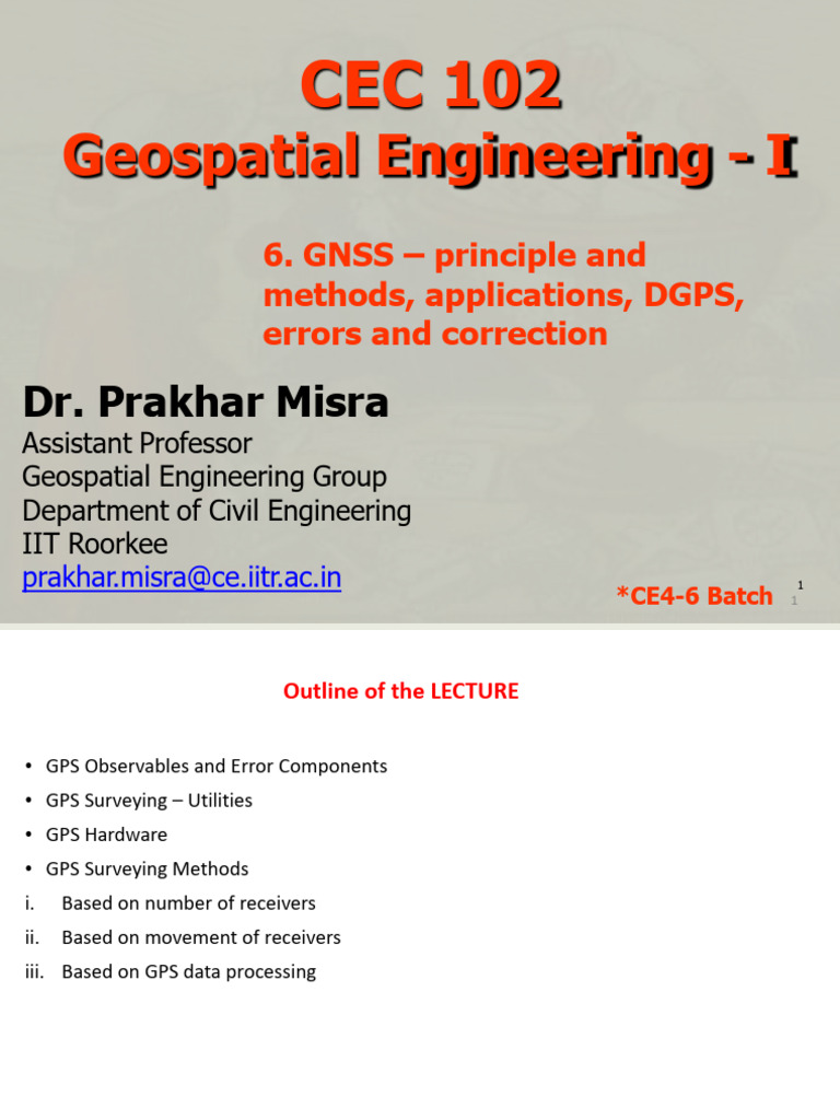 GNSS Principles and Applications Overview | PDF | Global Positioning ...