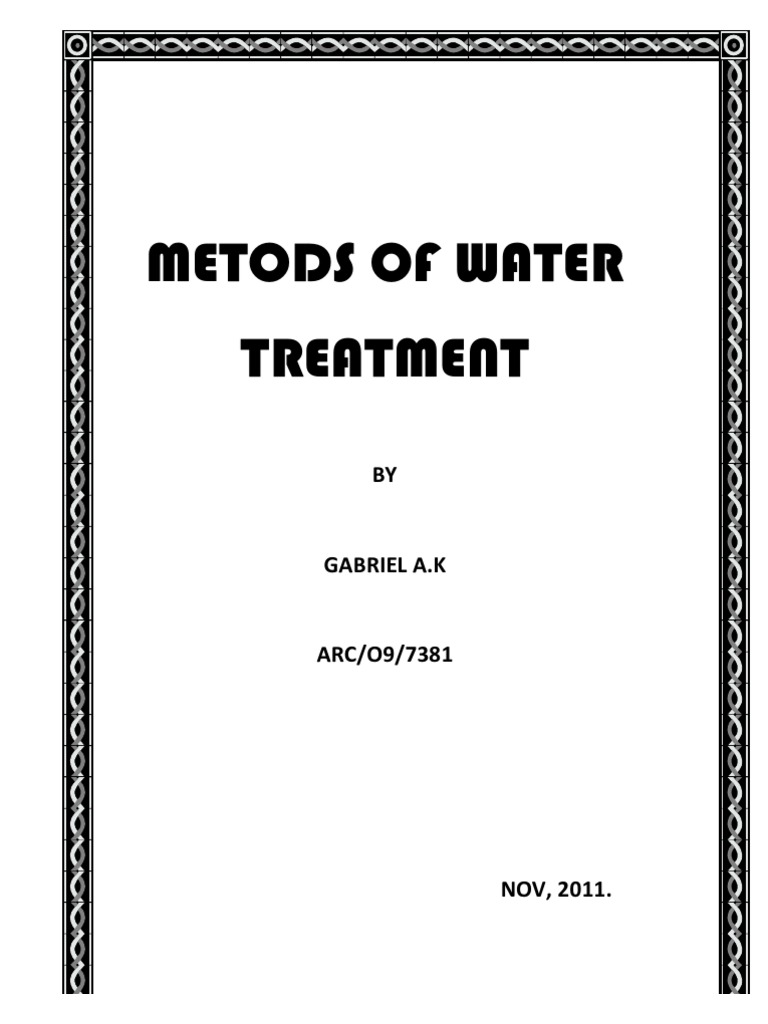 Assignment PDF Water Purification Membrane