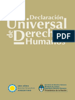 DECLARACIÓN UNIVERSAL DE DERECHOS HUMANOS por SDH