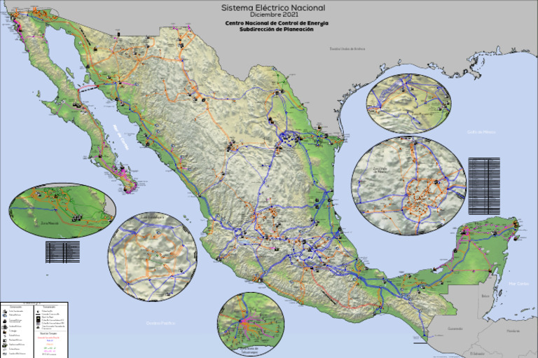 Mapa del Sistema Eléctrico Nacional | PDF