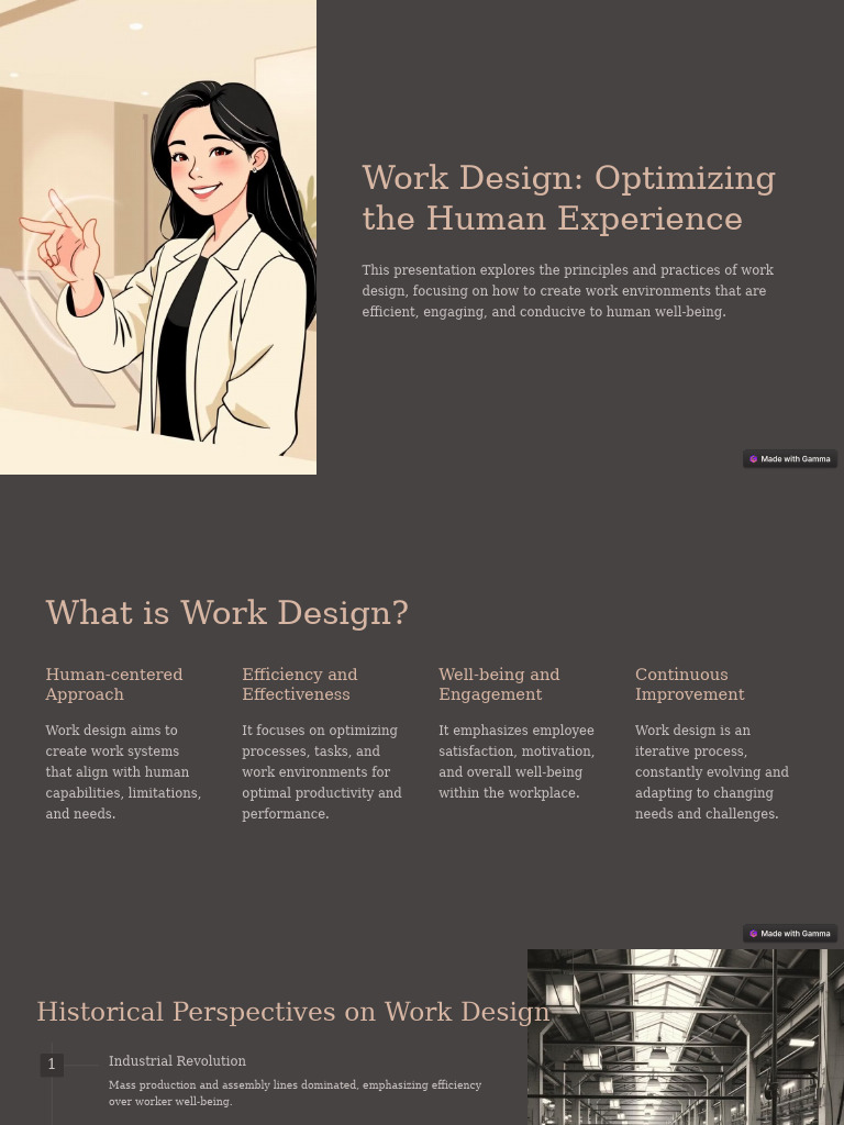Work Design Optimizing The Human Experience | PDF | Decision Making ...