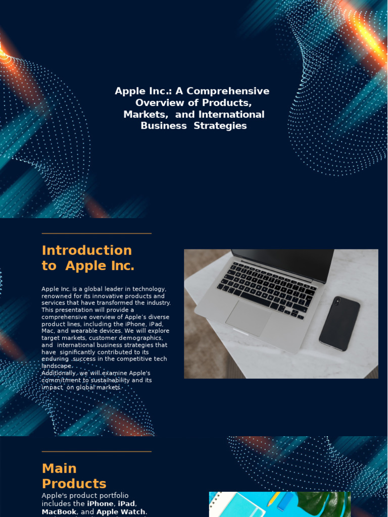 Apple Inc. Product Overview & Strategy | PDF