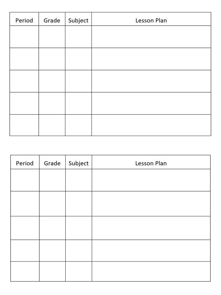 Lesson Plan | PDF