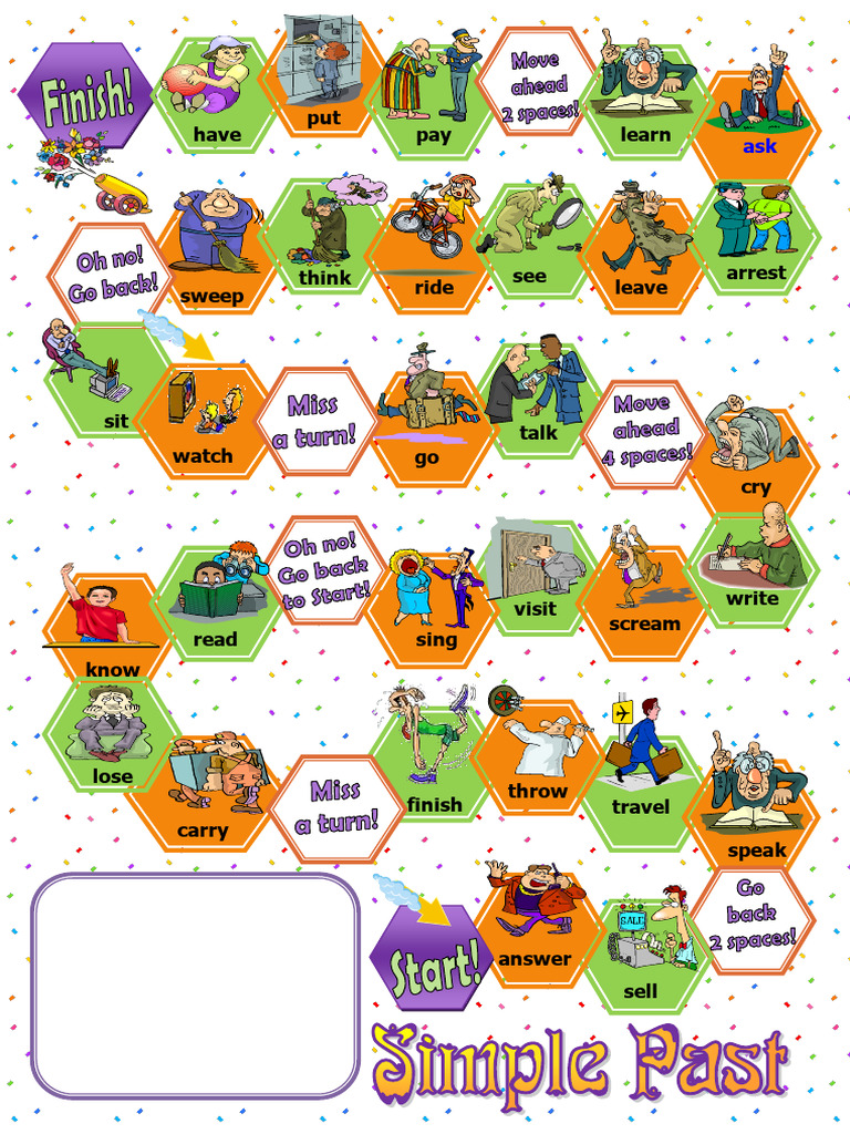 PAST SIMPLE ENGLISH GAME intelligence overview