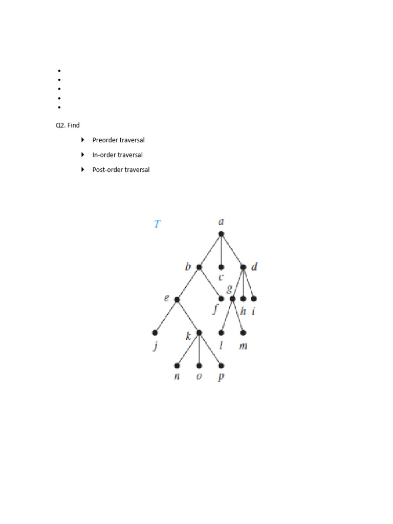 Graph Theory: Tree Definitions & Traversals | PDF