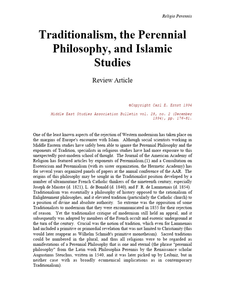 Traditionalism | PDF | Sufism | Western Esotericism