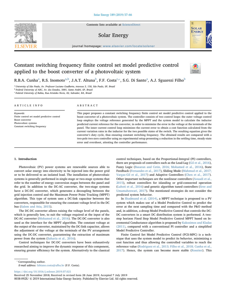 10 1016@j Solener 2019 07 021 | PDF | Power Inverter | Electrical ...