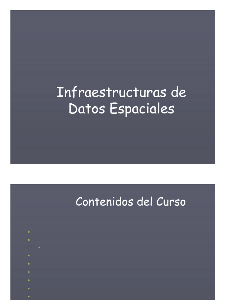 Infraestructura de Datos Espaciales | PDF | Cartografía | Informática