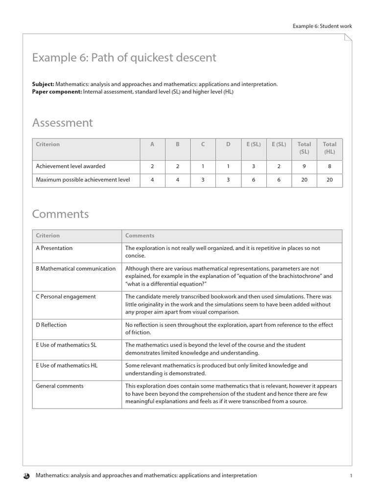 Student Assessment in Mathematics Exploration | PDF | Mathematics ...