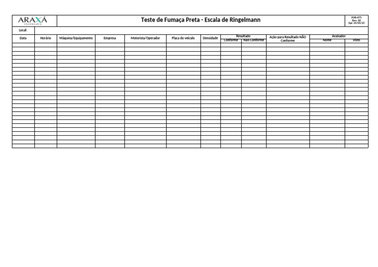 Teste De Fumaça Preta Ringelmann Pdf 