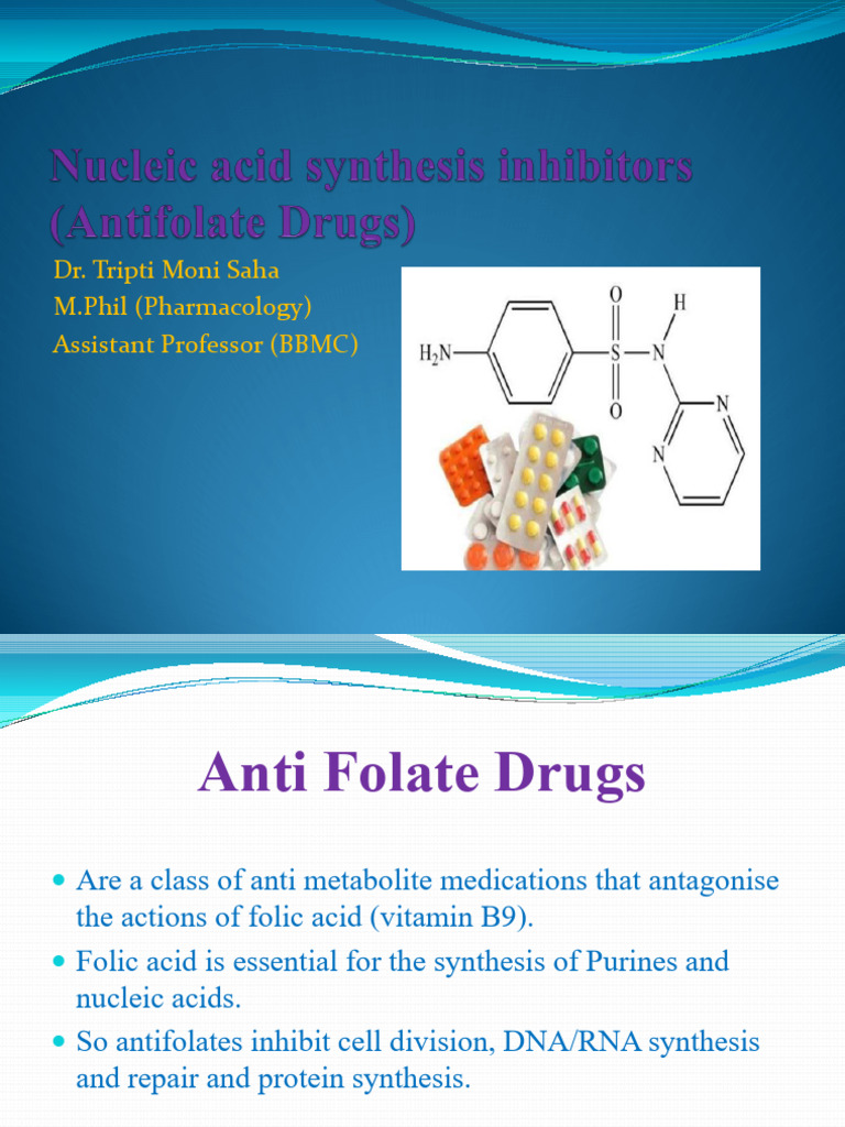 Anti-Folate and Sulfonamide Drugs | PDF | Drugs | Clinical Medicine