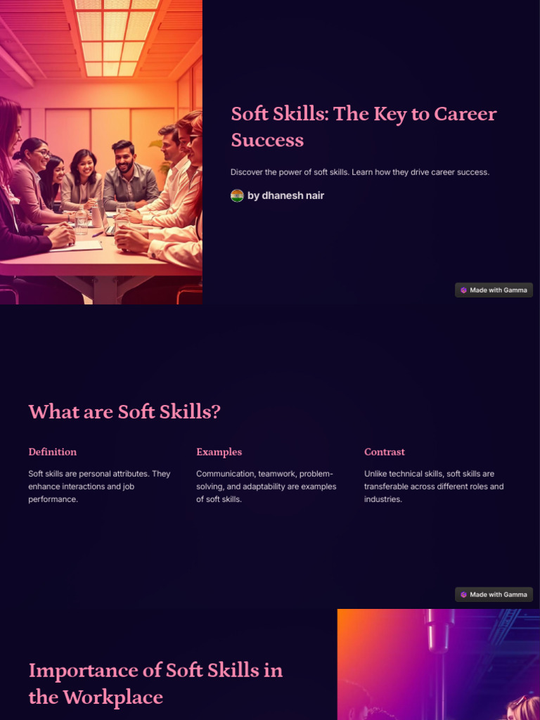 Essential Soft Skills for Career Growth | PDF | Skill | Communication