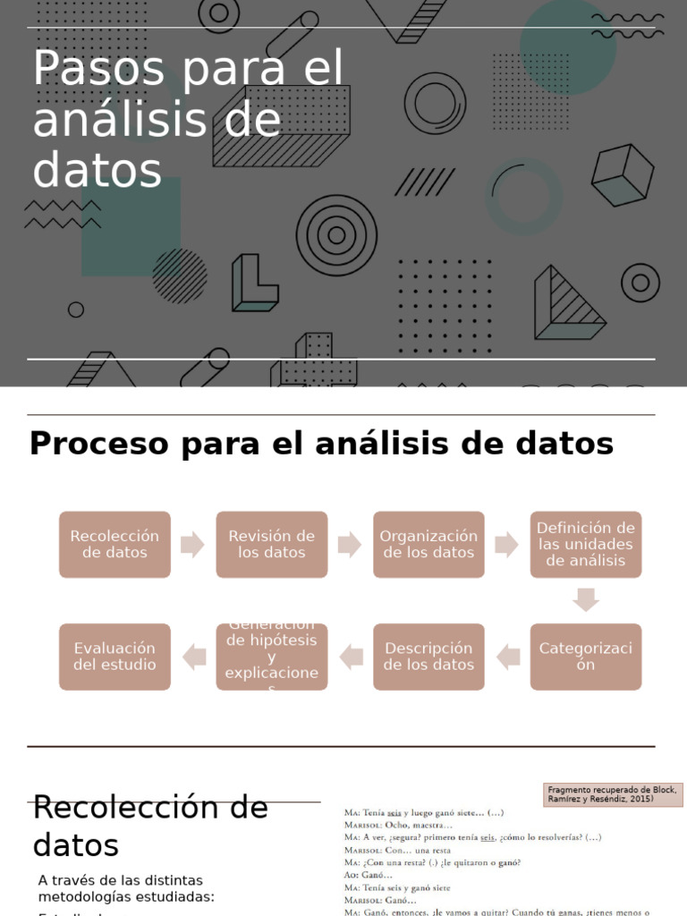 Pasos para el Análisis de Datos Efectivo | PDF
