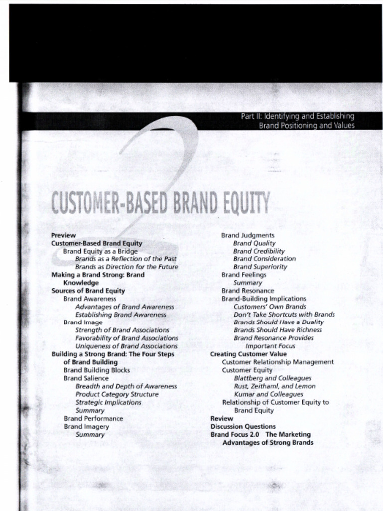 Branding Chapter 2 Part 1 | PDF