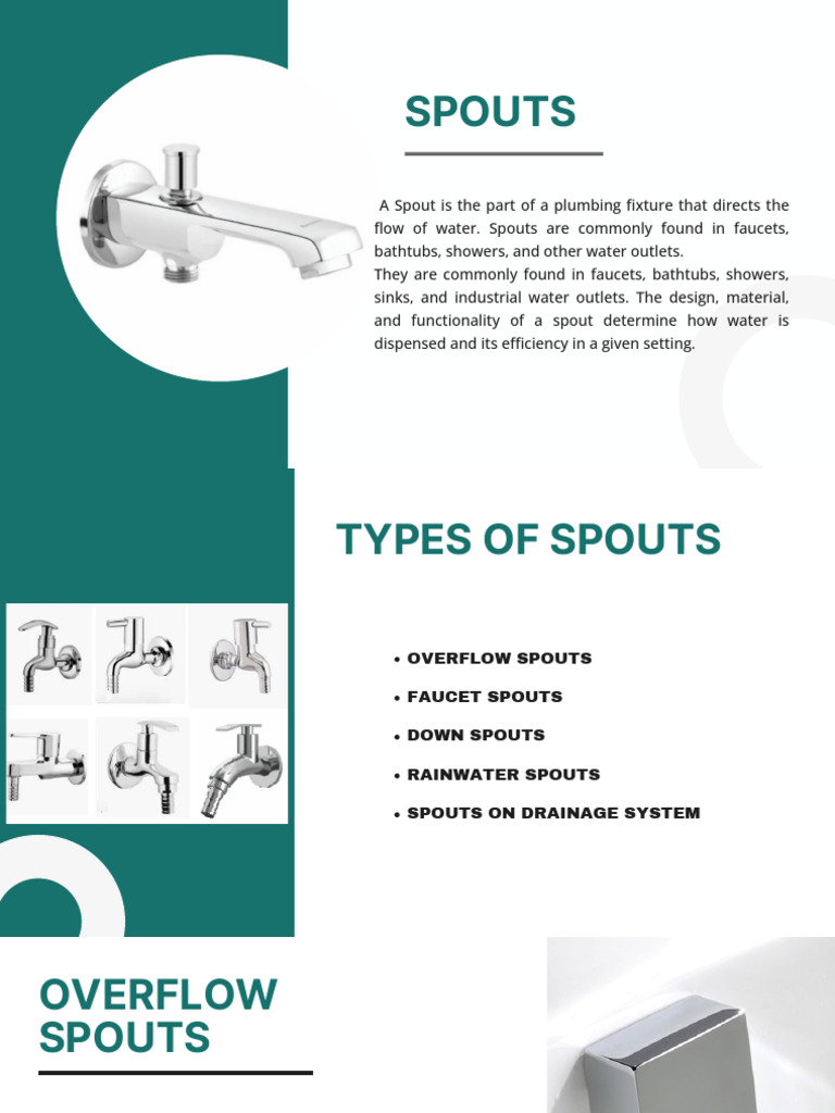 Types and Functions of Water Spouts | PDF