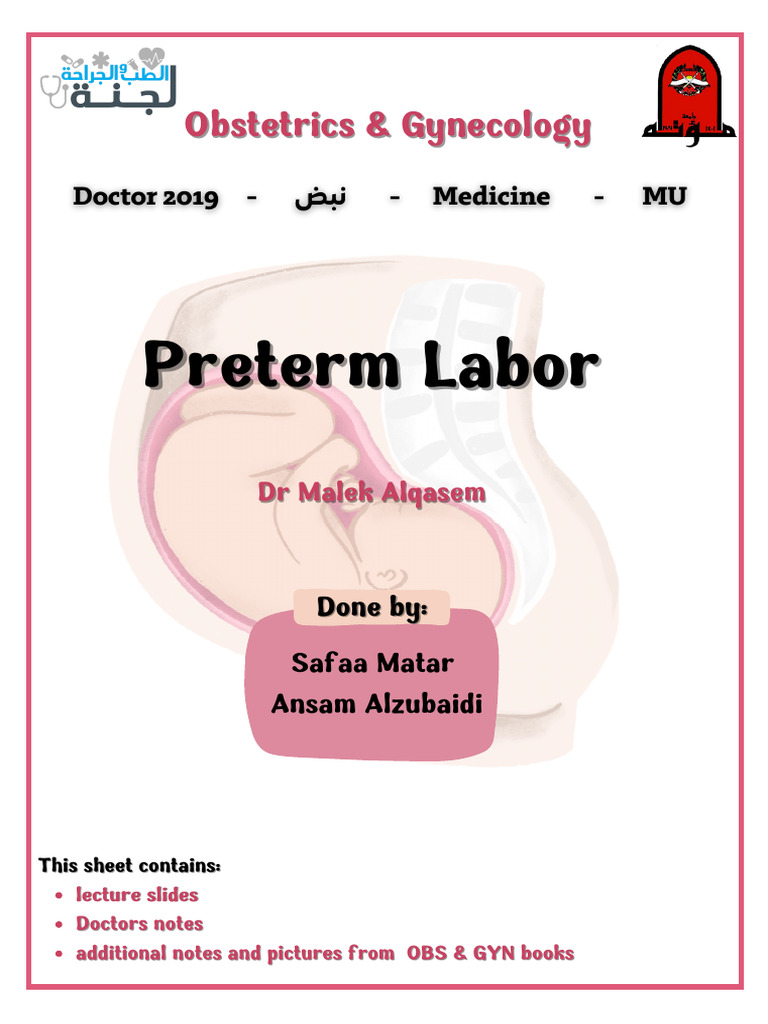 Understanding Preterm Labor Risks and Management | PDF | Preterm Birth ...