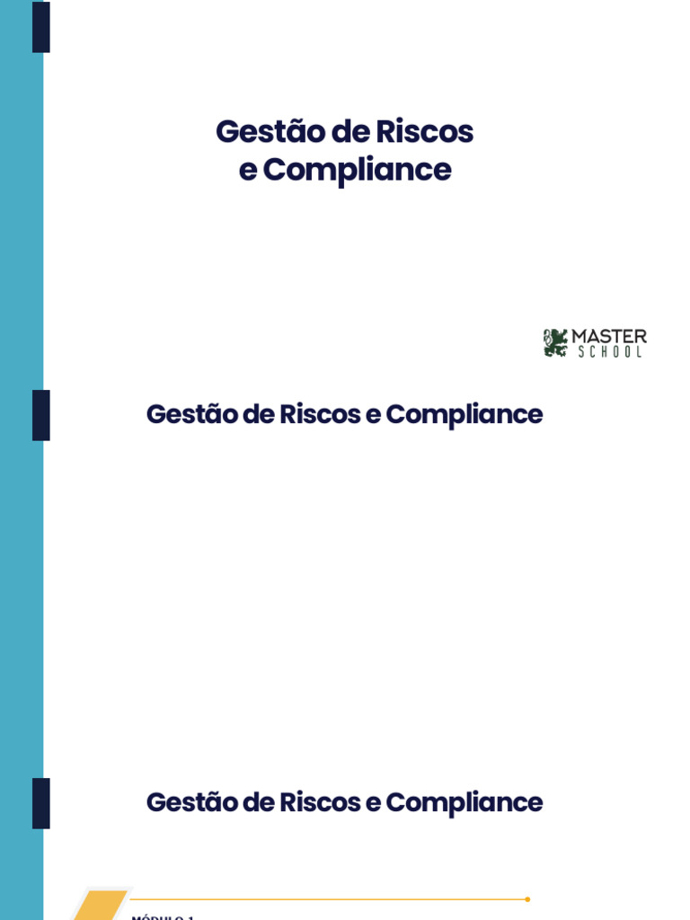 Gestão de Riscos e Compliance: Conceitos e Práticas | PDF | Gestão de ...
