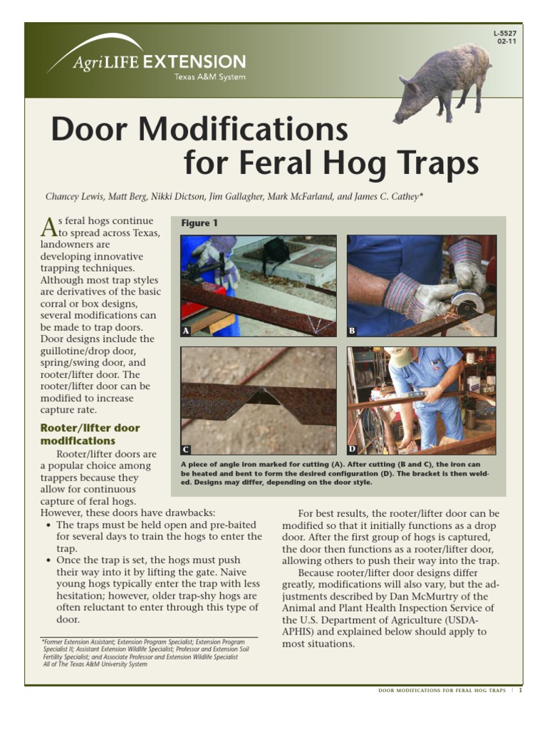 Modifying Rooter/Lifter Doors for Traps | PDF | Door | Structural Steel