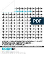 ECCHR CIA  "Extraordinary Rendition", Flights, Torture and Accountability. A European Approach.  Second Edition