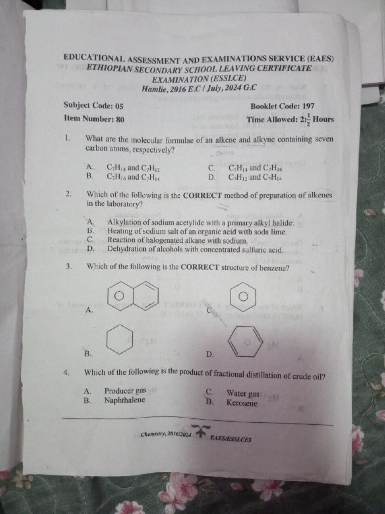 Chemistry Exam 2016 Telegram Group | PDF