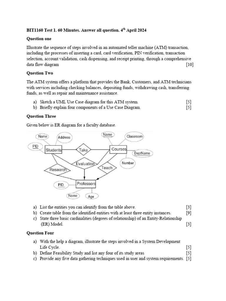 BIT1160 Test 1Q | PDF