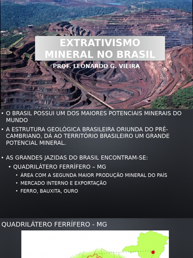 Extrativismo Mineral No Brasil 2023(1) (3) | PDF | Brasil | Ouro