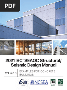 2021 Ibc Seaoc Structural Seismic Design Manual Examples for Concrete