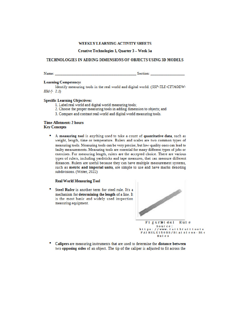 Week 5a With Answer Key | PDF