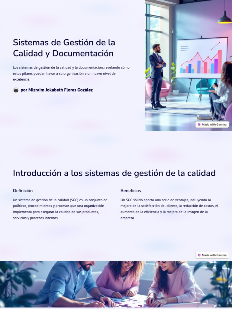 Mejora de Calidad con SGC y Documentación | PDF | Gestión de la calidad ...