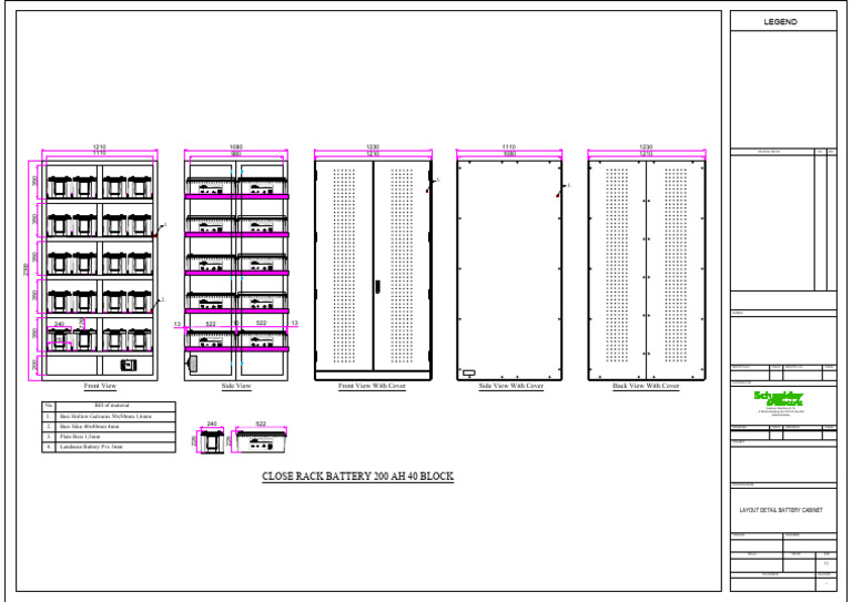 Close Rack Battery 12-200 Ah 40 Block | PDF | Energy Storage | Galvanic ...