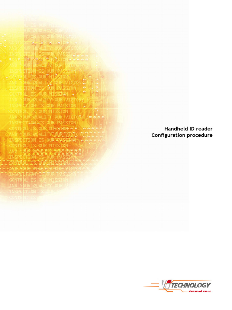 UserGuide - Handheld ID Reader | PDF | Barcode | Software Engineering