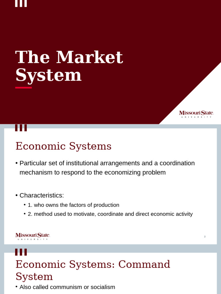 Market System BB | PDF | Market (Economics) | Political Economy