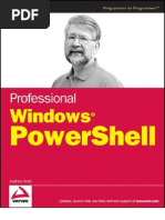 Professional Windows Power Shell