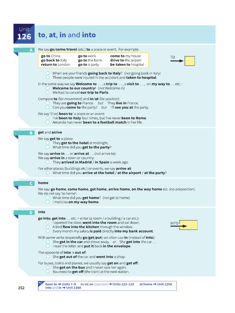 Grammar Book 126-128 | PDF